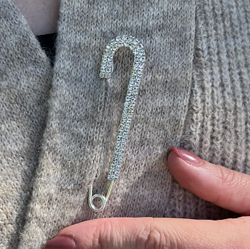 Crystal Fashion Safety Pin