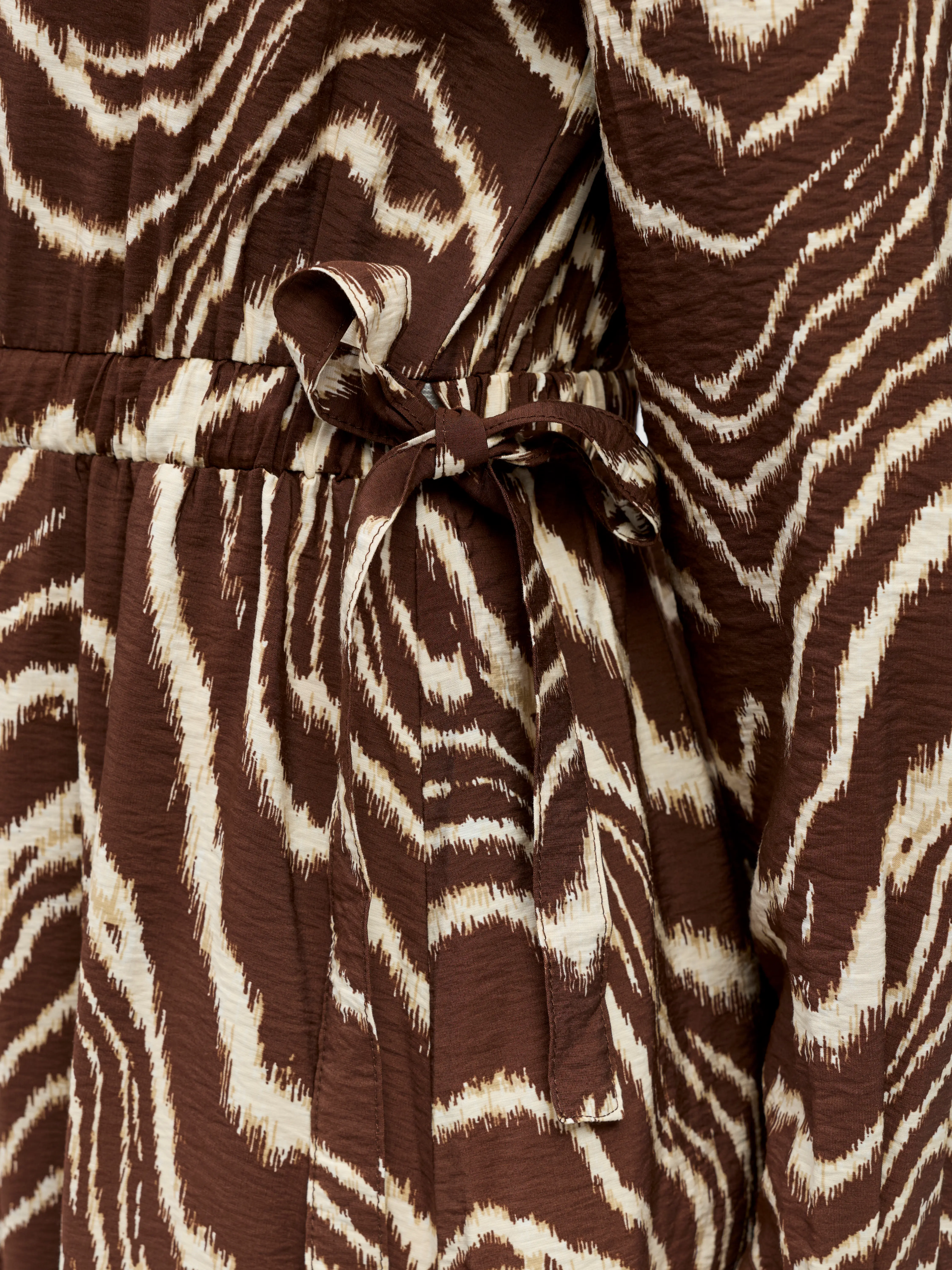 OBJJACIRA L/S RE ONECK MIDI DRESS 146 ND Seal Brown Birch - 5