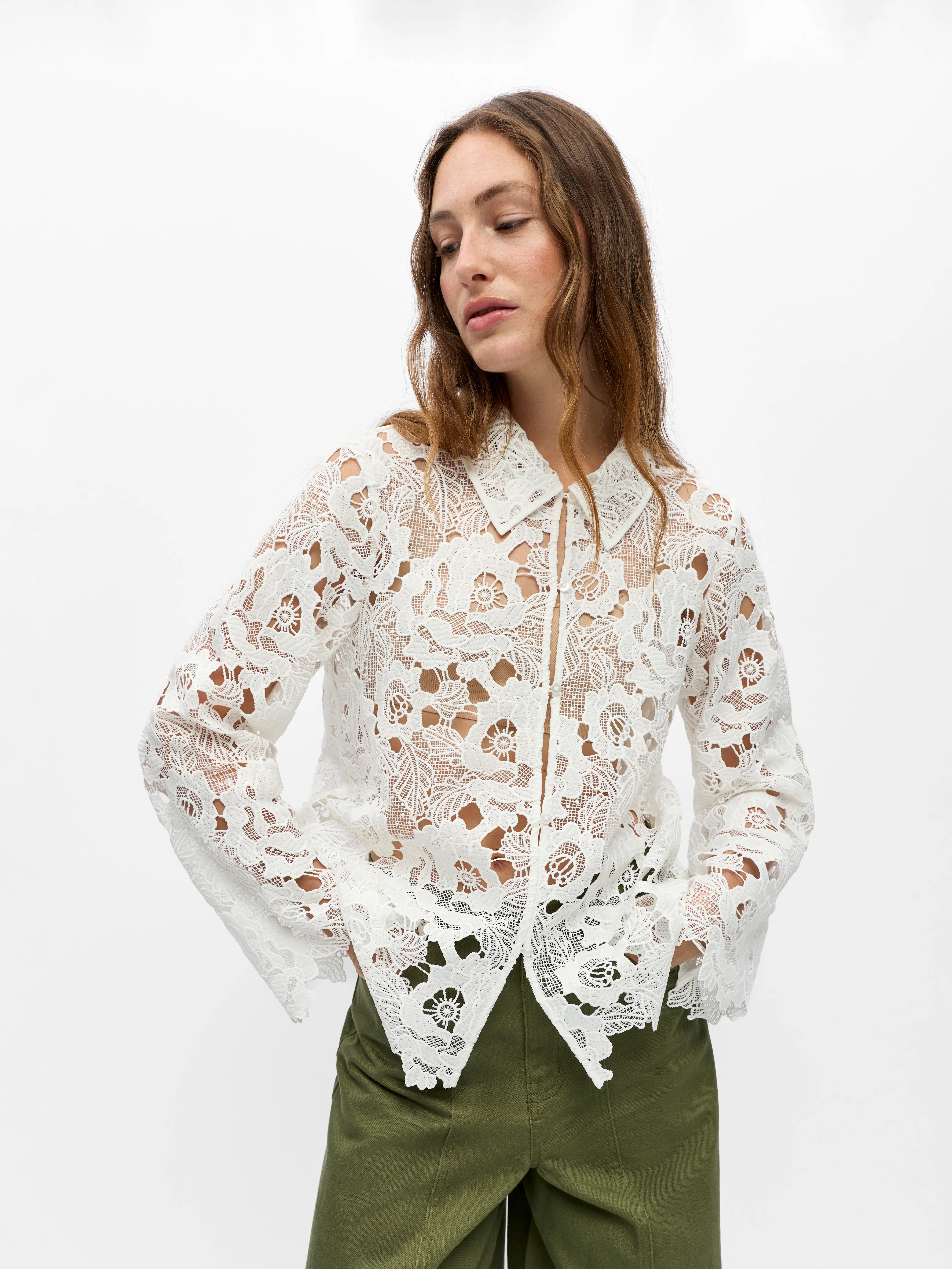OBJELERA L/S RE TOP 146 Cloud Dancer - 4