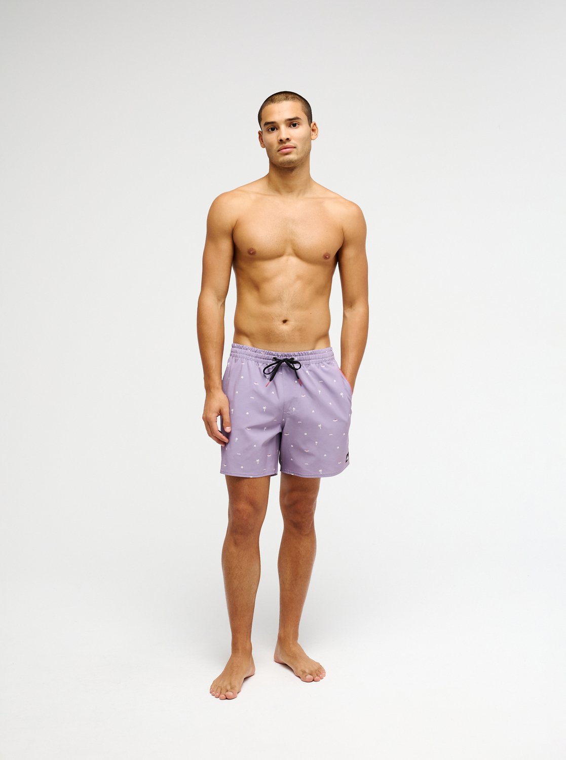 Quiksilver badshorts Stretch printed purple ash - 6