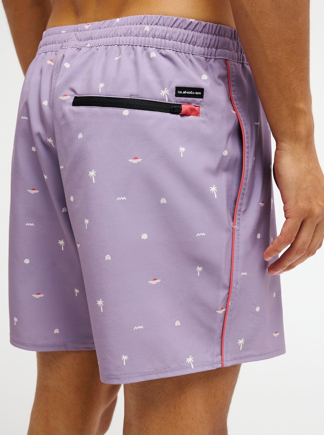 Quiksilver badshorts Stretch printed purple ash - 4