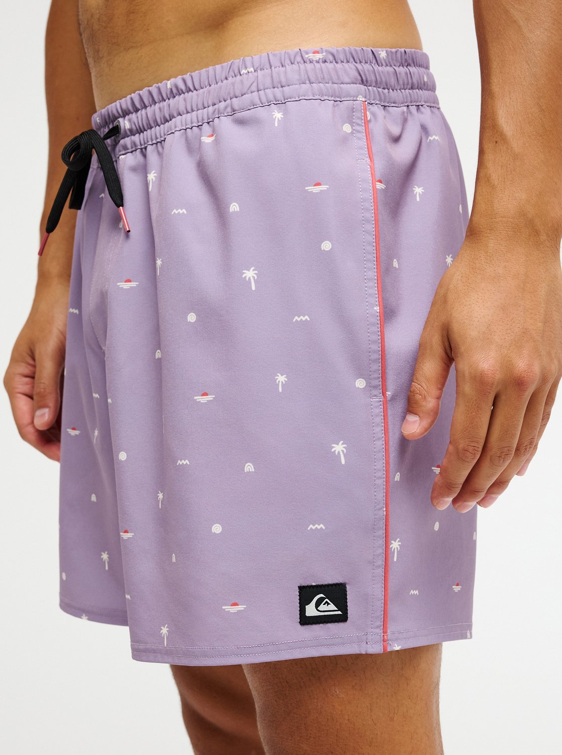 Quiksilver badshorts Stretch printed purple ash - 5