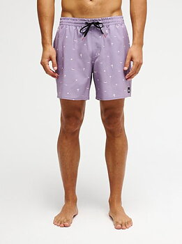 Quiksilver badshorts Stretch printed purple ash