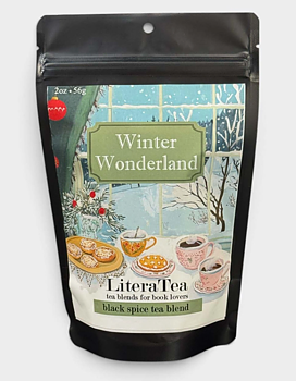 Bookish Holiday : Winter Wonderland LiteraTea blend for Book Lovers - Te i påse 56 gram Black Spice Tea Blend