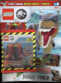 LEGO nr 672026, LEGO Jurassic World med häftig vulkan + raptor