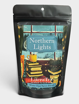 Bookish Holiday : Northern Lights LiteraTea blend for Book Lovers - Te i påse 56 gram White Chai Spice Blend
