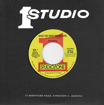 Otis Gayle – What You Won't Do For Love