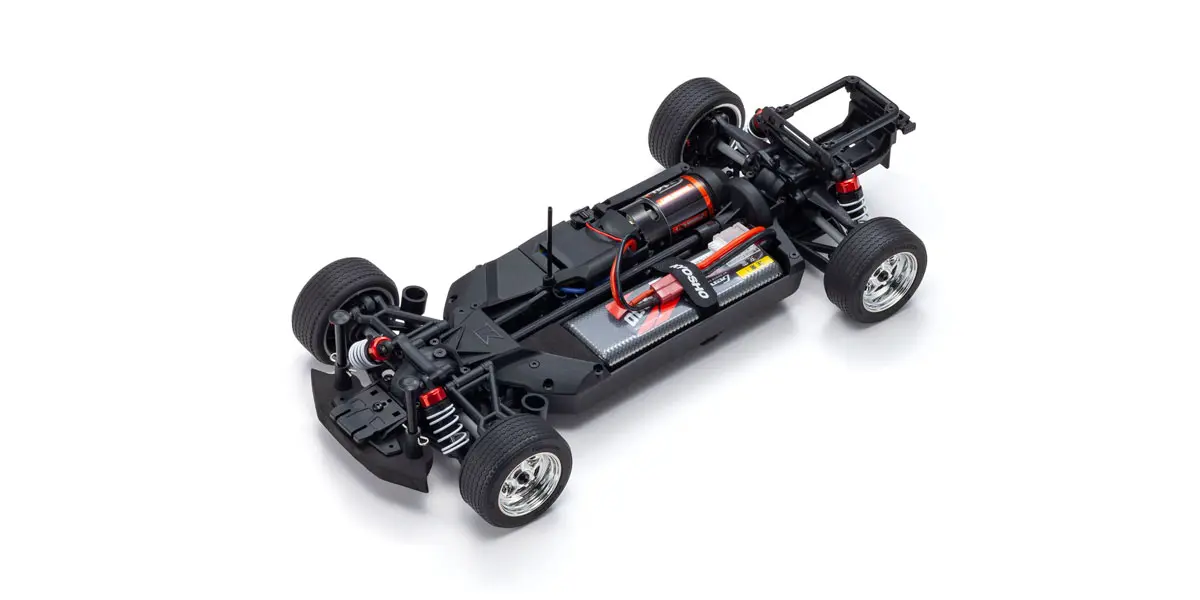 Kyosho 34437T1-FS Fazer FZ02 (L) Ford Mustang Boss 429 Black 1969 1:10 Full Set - 5