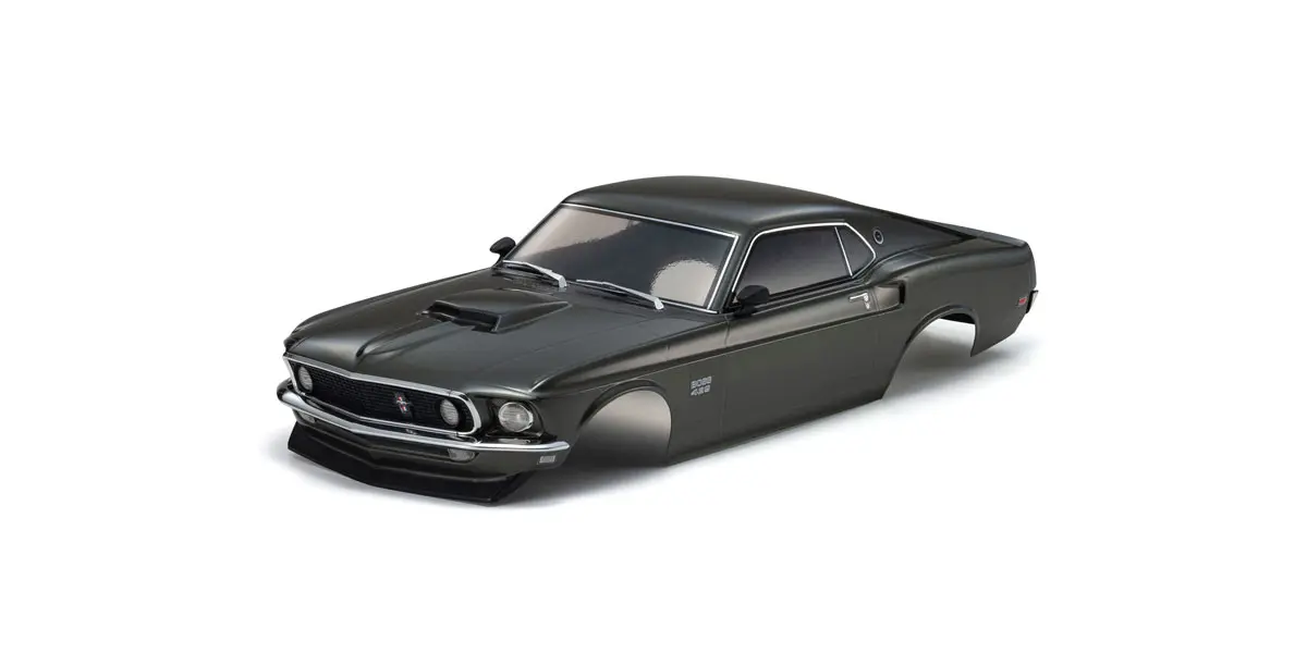 Kyosho 34437T1-FS Fazer FZ02 (L) Ford Mustang Boss 429 Black 1969 1:10 Full Set - 4