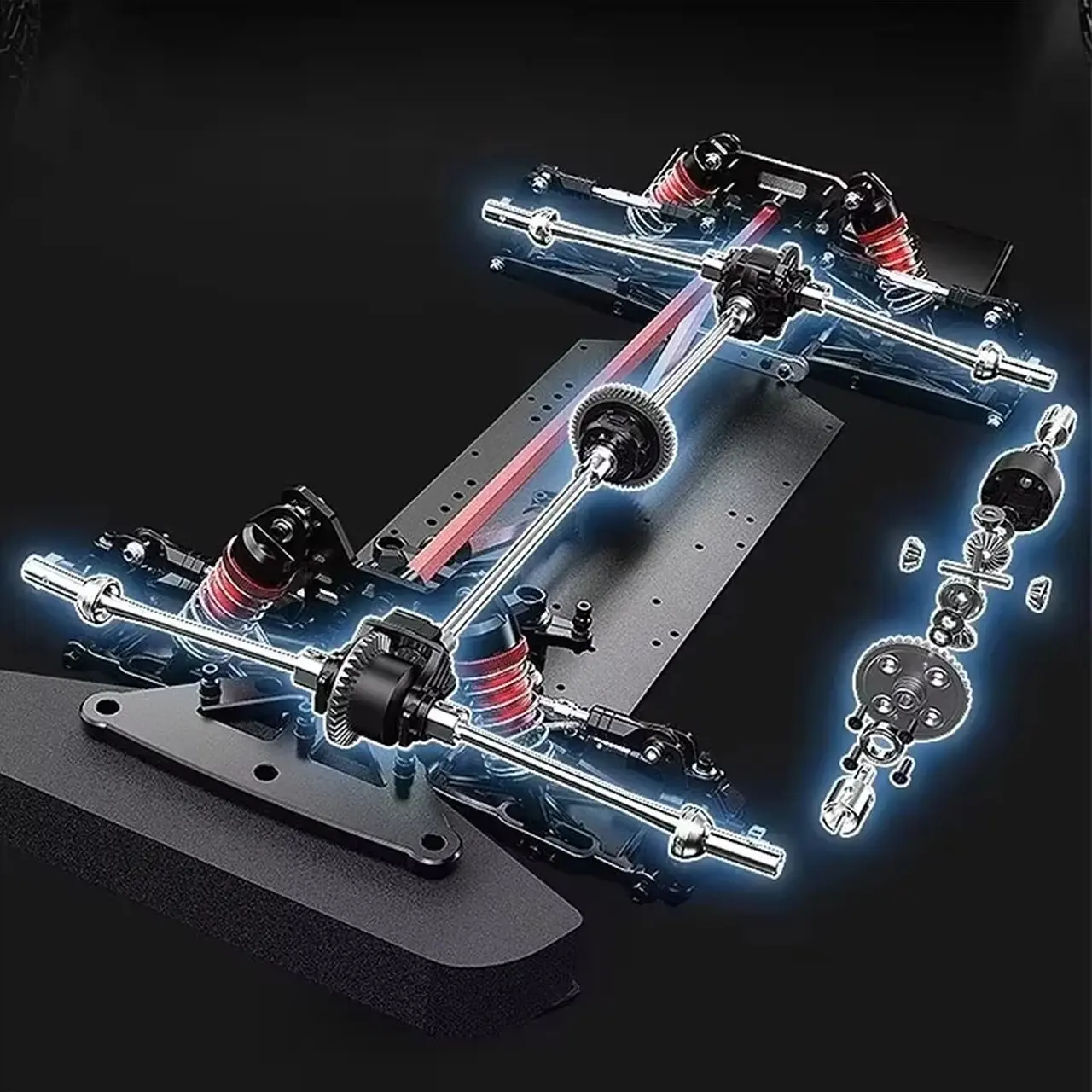 MJX Hyper GO 7303 1/7 Citroen C3 WRC 4WD - 7