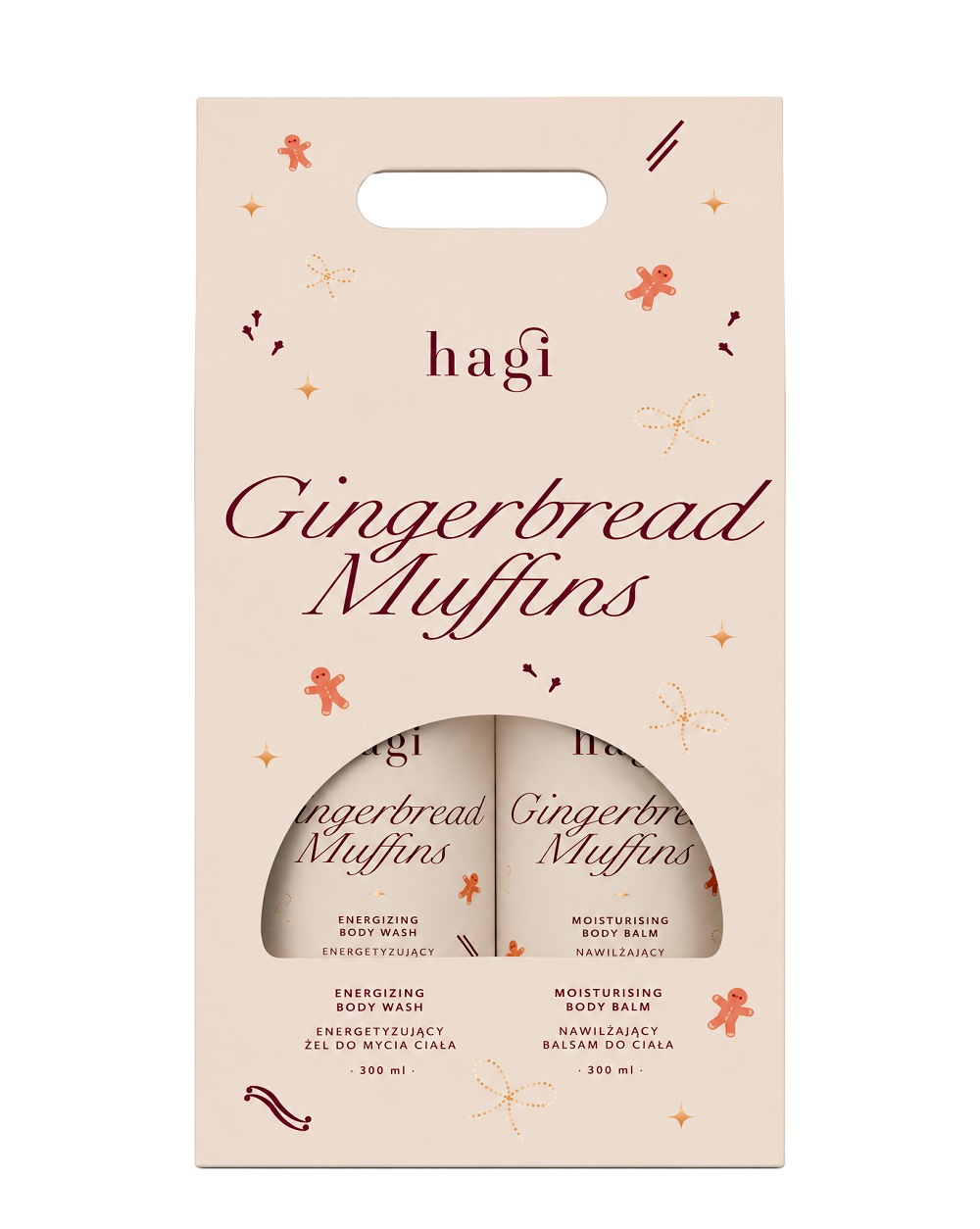 Hagi Giftset Gingerbread Muffins Body Care - Duschgel & Body Balm 300ml
