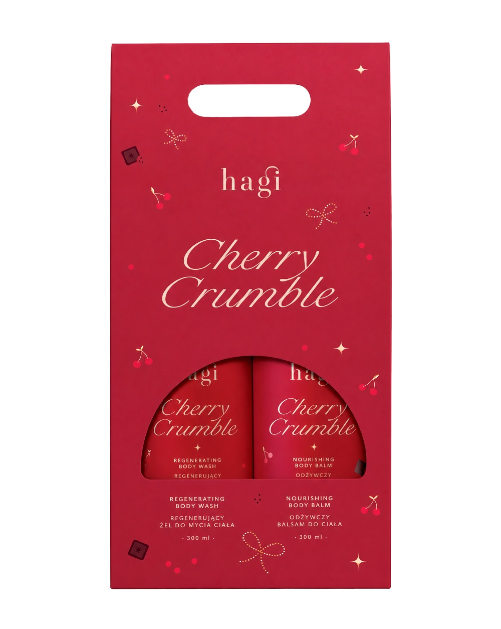 Hagi Giftset Cherry Crumble Body Care - Duschgel & Body Balm 300ml