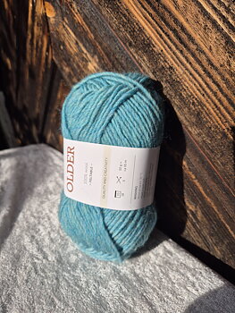 Older 432 Turkis melert 50gr Gjestal garn