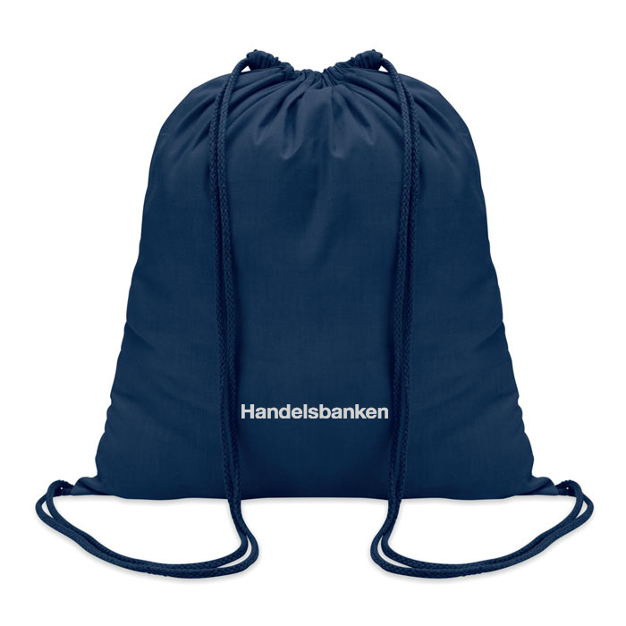 Gym bag with reflective logo print