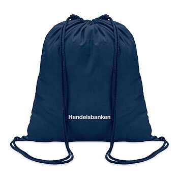 Gym bag with reflective logo print