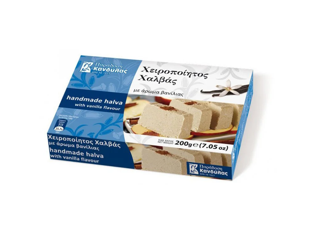 Handmade Halva Vanilla 200 g  Kandylas – Greek product