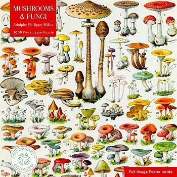 Mushrooms & Fungi by Adolphe Philippe Millot - Pussel 1000  bitar