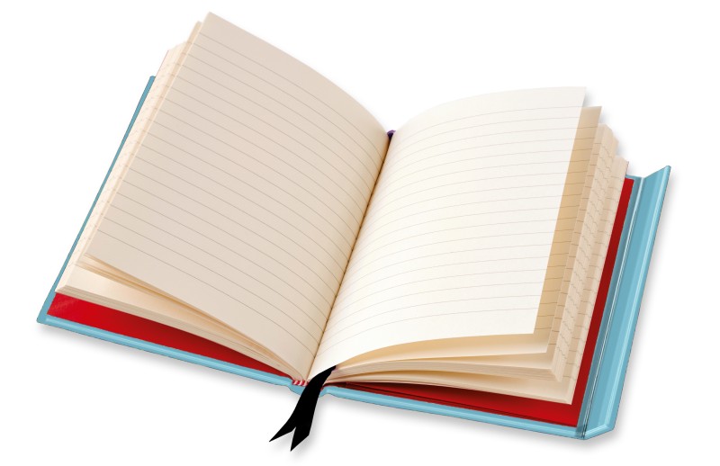 Moomin Bookshelves: Pale Blue (Foiled Journal) Linjerad - 2