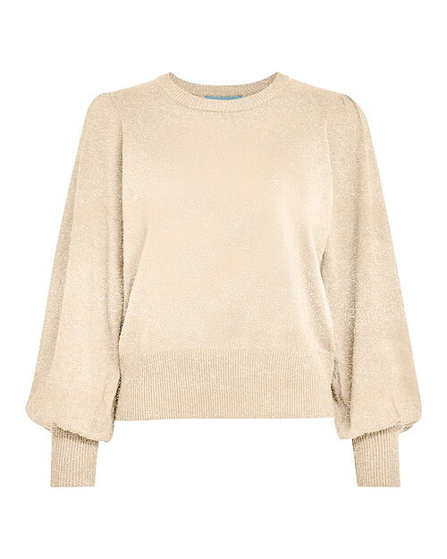 Topp Liva lång ärm glittrig beige - 6