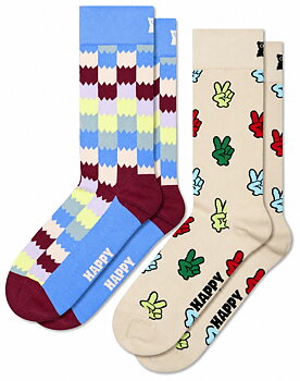 2-Pack Happy Socks Victory Socks