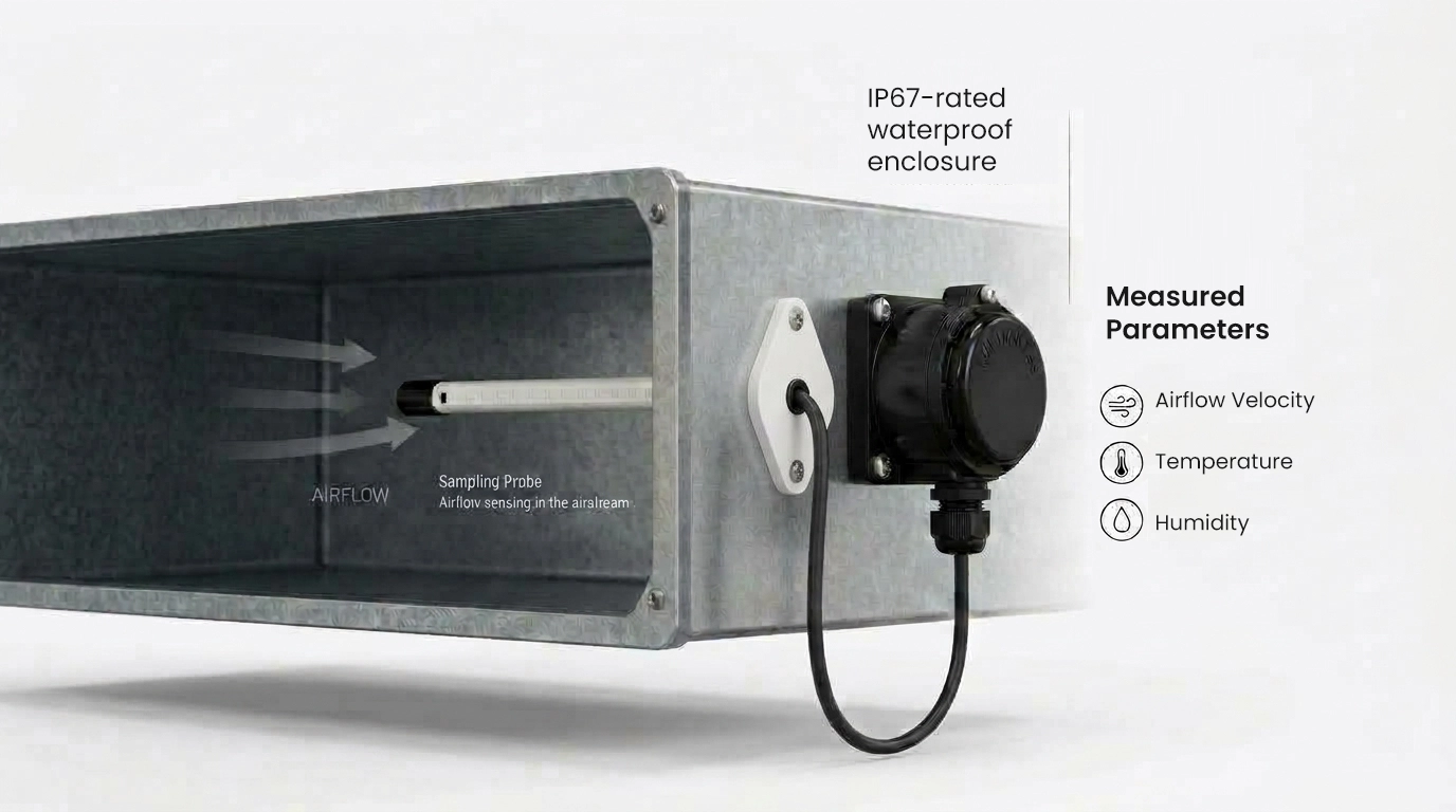Sensor för luftflödeshastighet - 2