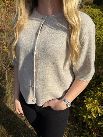 Jacqueline de Yong - Rue Cardigan Beige
