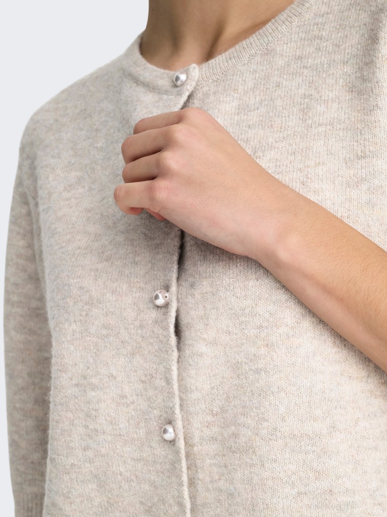 Jacqueline de Yong - Rue Cardigan Beige - 3