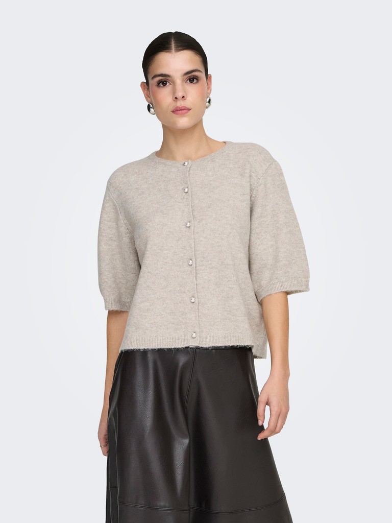 Jacqueline de Yong - Rue Cardigan Beige - 4