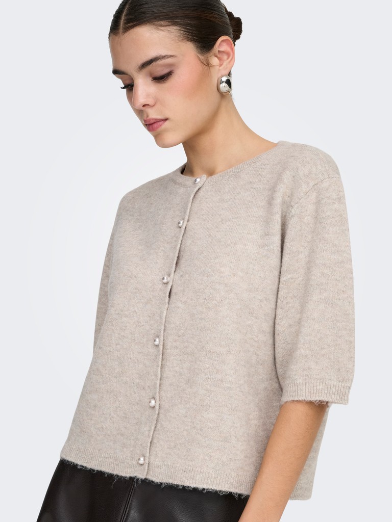 Jacqueline de Yong - Rue Cardigan Beige - 5