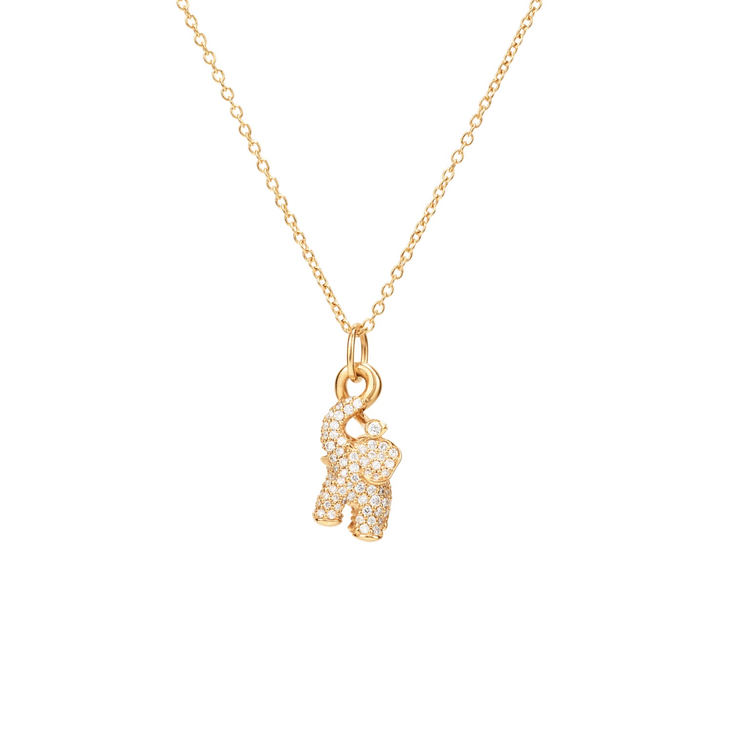 Elefant Charm Mini 0,56ct