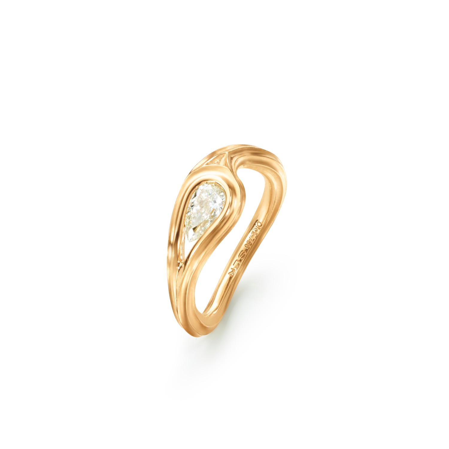Ocean drops Solitär Ring 0,50ct