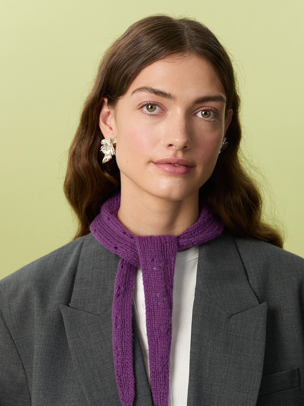 Sandnes Miu Pointelle Scarf 2607_01 (25 m st 3) - 4
