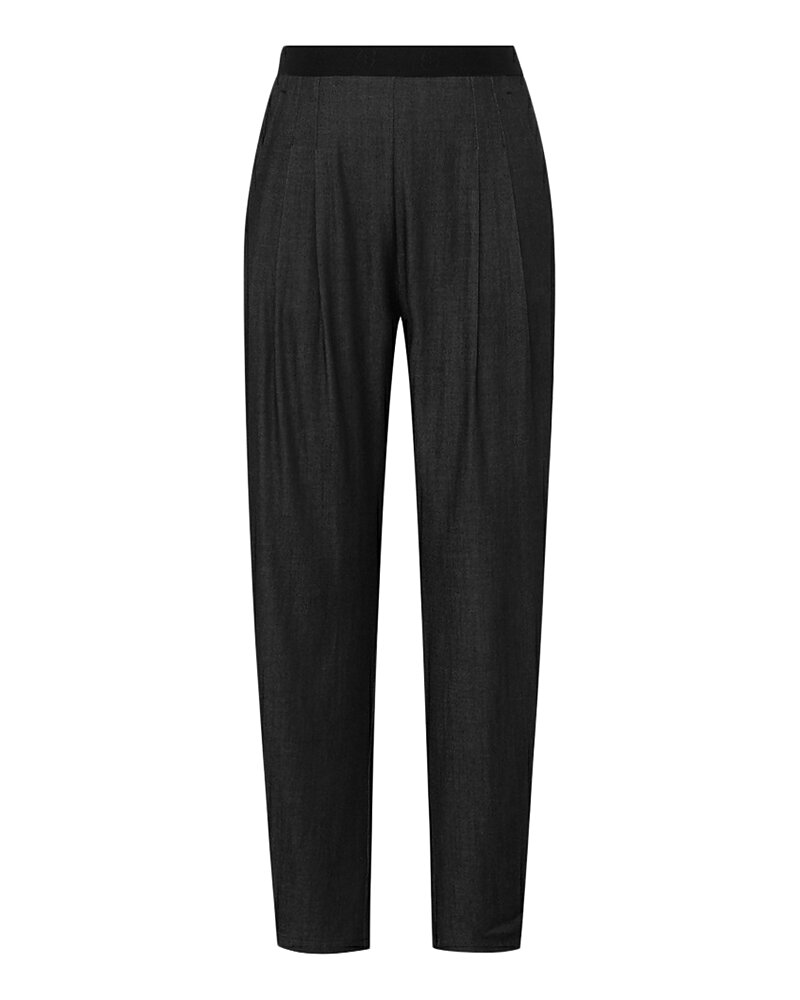 Barrelbyxa Ewa tunn gråsvart denim