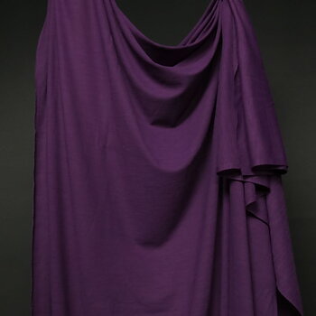 Single jersey ull viskos purpur