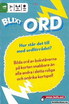 Spel Blixt Ord
