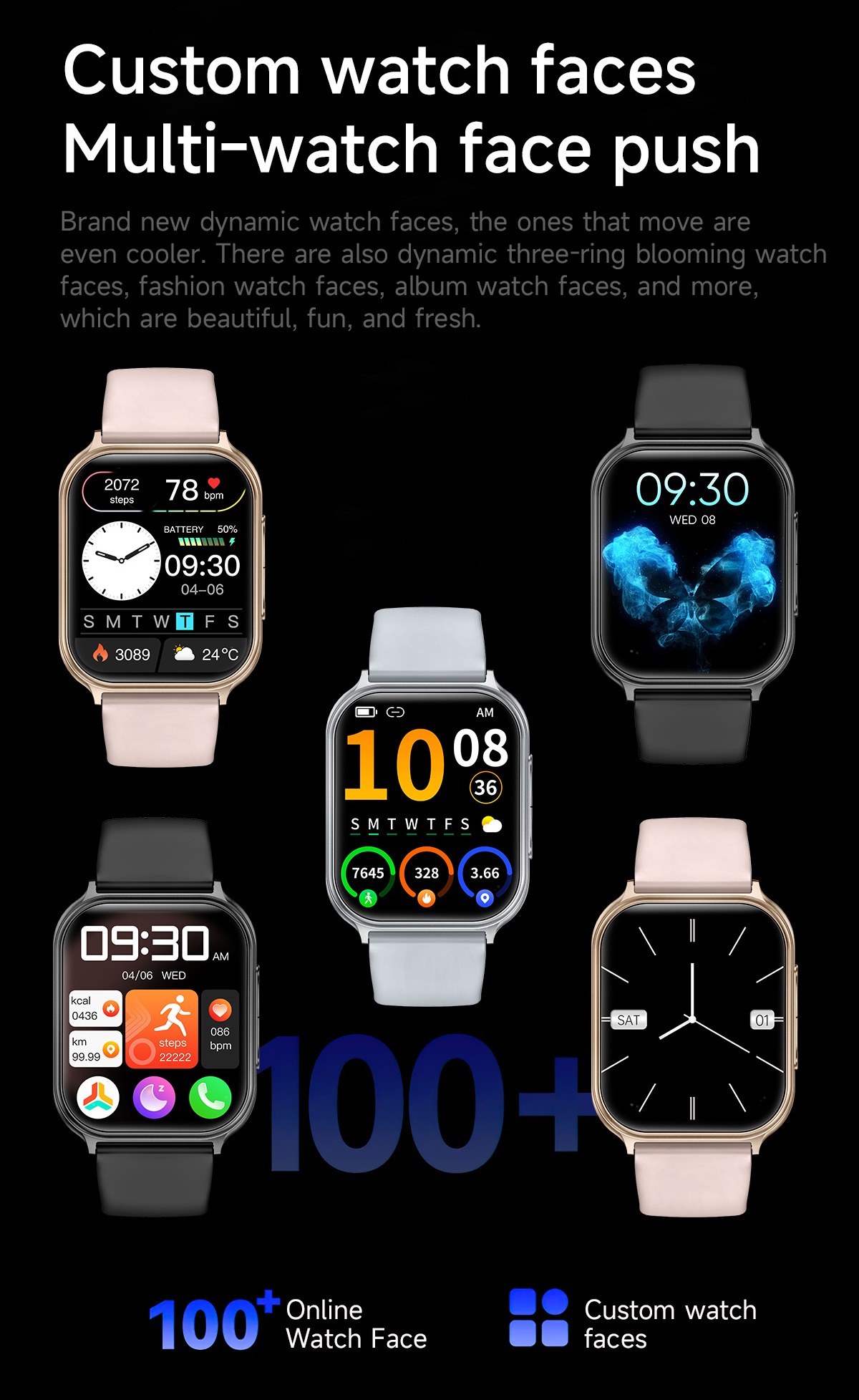 Philippe Palmer Smart Watch LP13 Black - 8