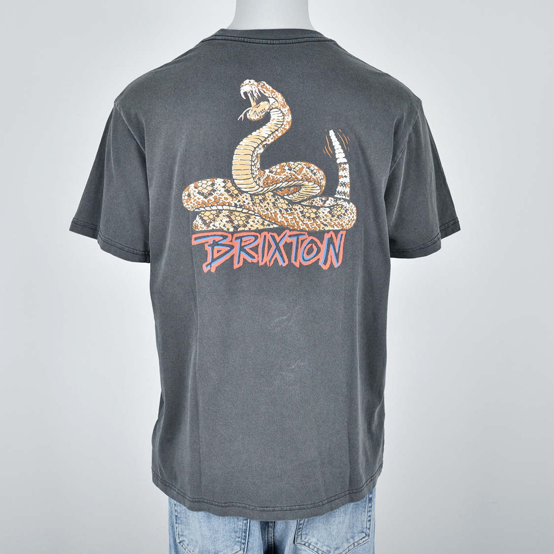 Brixton - Rockton T-Shirt Black Worn Wash