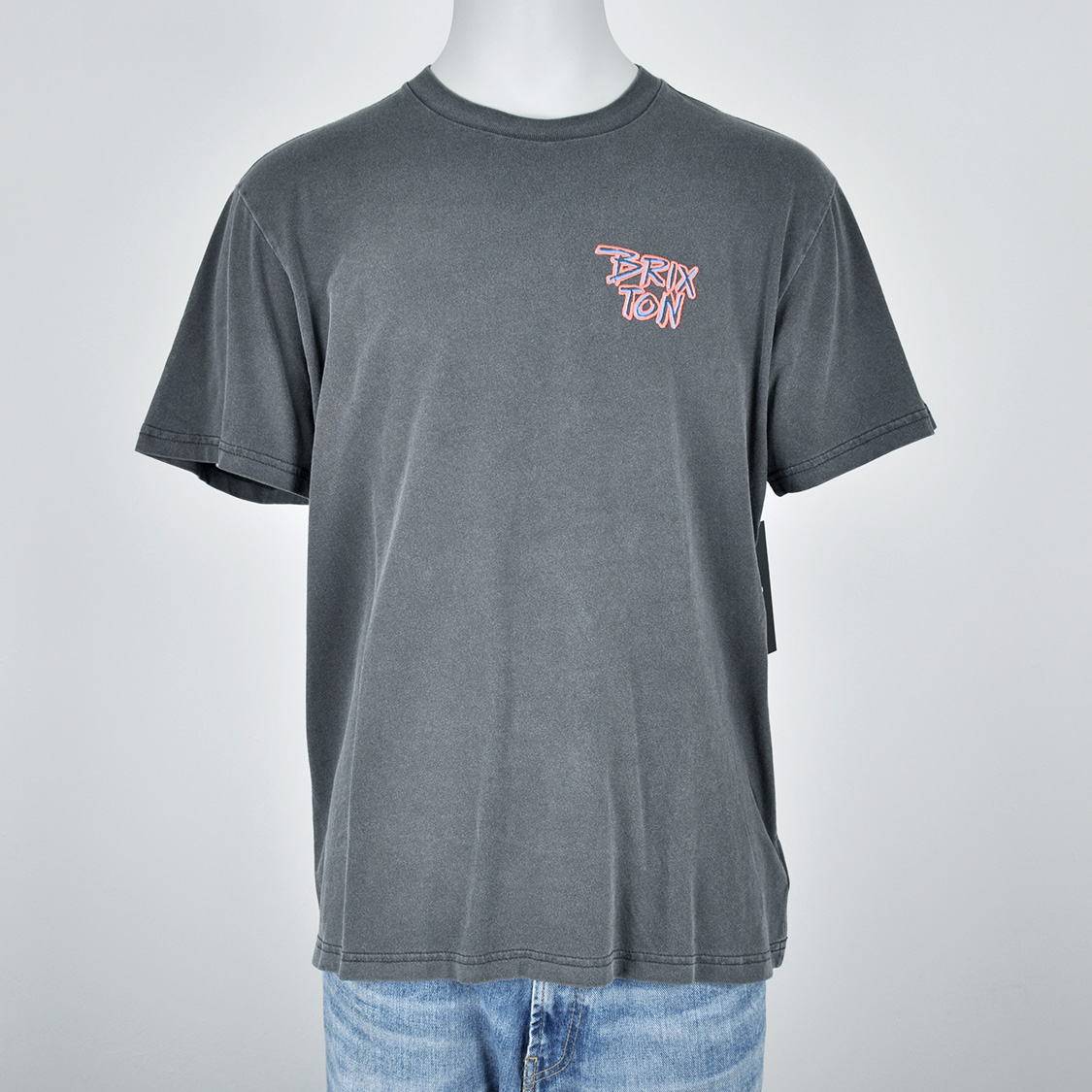 Brixton - Rockton T-Shirt Black Worn Wash - 2