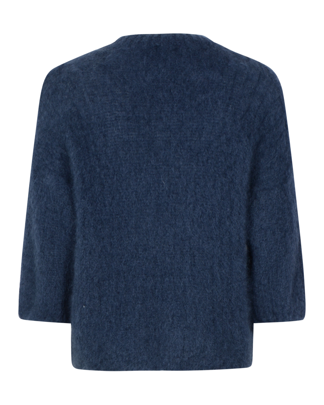 Mohairjumper Hanna kort ärm marinblå - 2