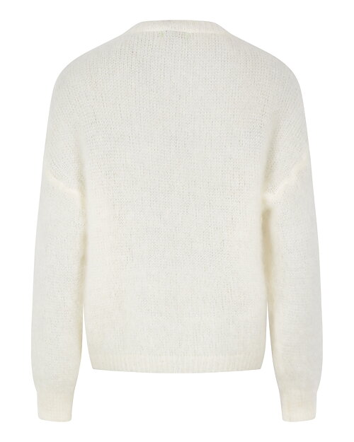 Mohairjumper Alfrida chic rundringad offwhite - 3