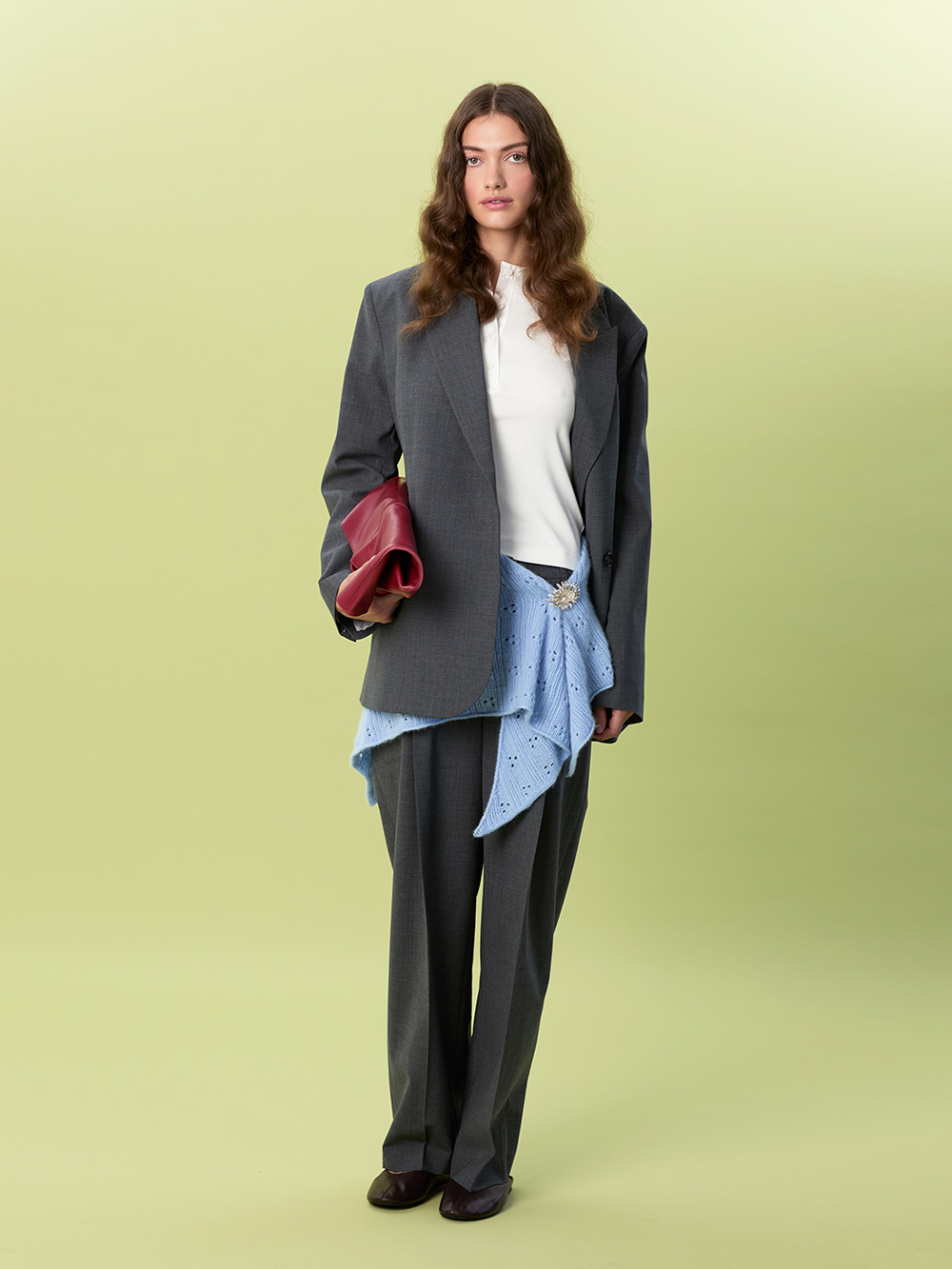 Sandnes Miu Pointelle Shawl 2607_03 (21 m struktur st 3,5) - 4