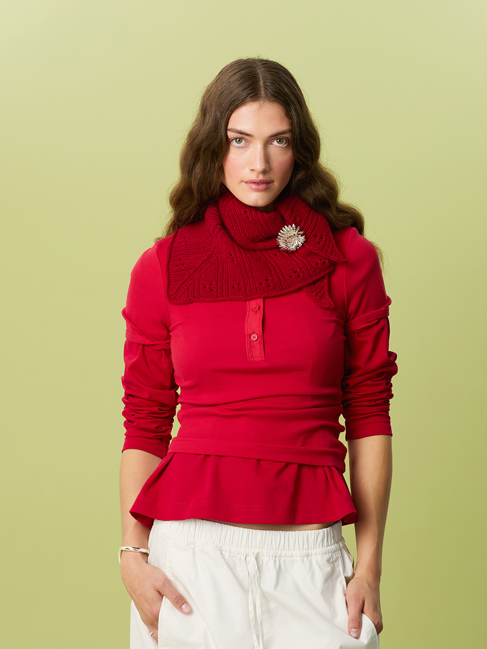 Sandnes Miu Pointelle Shawl 2607_03 (21 m struktur st 3,5) - 13