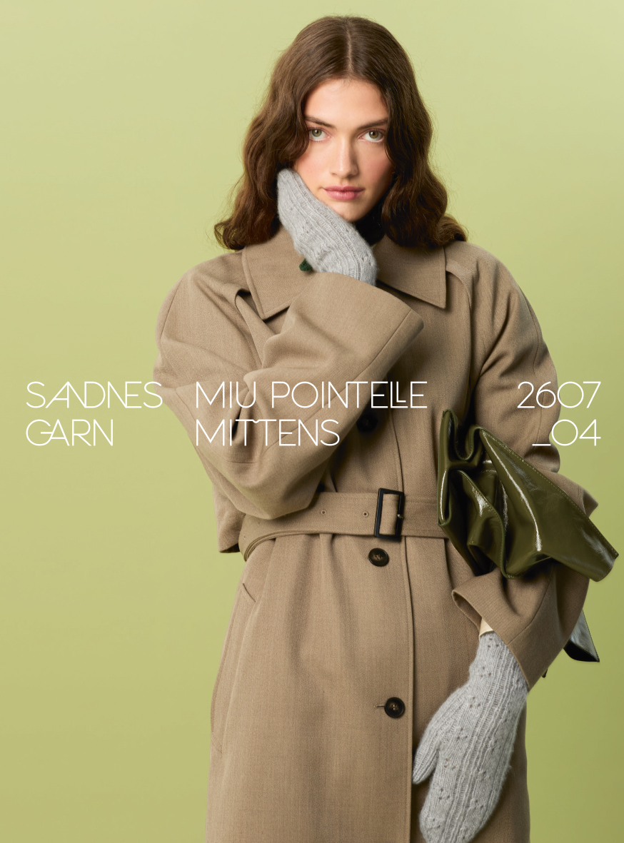 Sandnes Miu Pointelle Mittens 2607_04 (25 m struktur st 3)