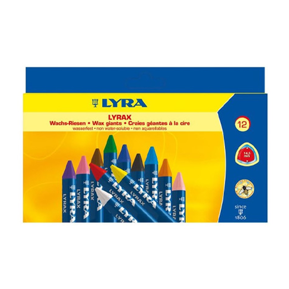 Lyra Bivaxkrita Lyrax, 12 färger 
