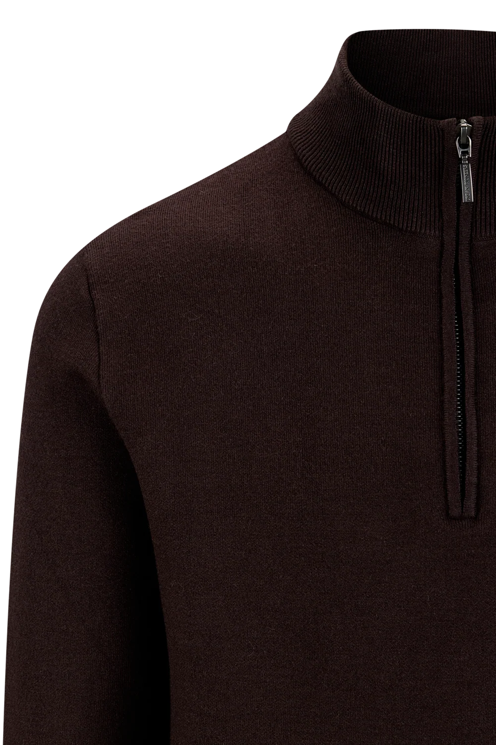 Urban Pioneers - Nathan Half Zip - Chocolate Brown - 3