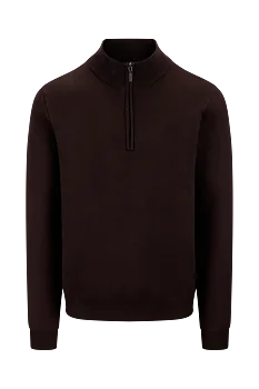 Urban Pioneers - Nathan Half Zip - Chocolate Brown