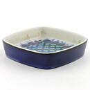 Beth Breyen (Tenera 1958) Square Bowl with Colorful Flower Decor 11 cm #141-2882
