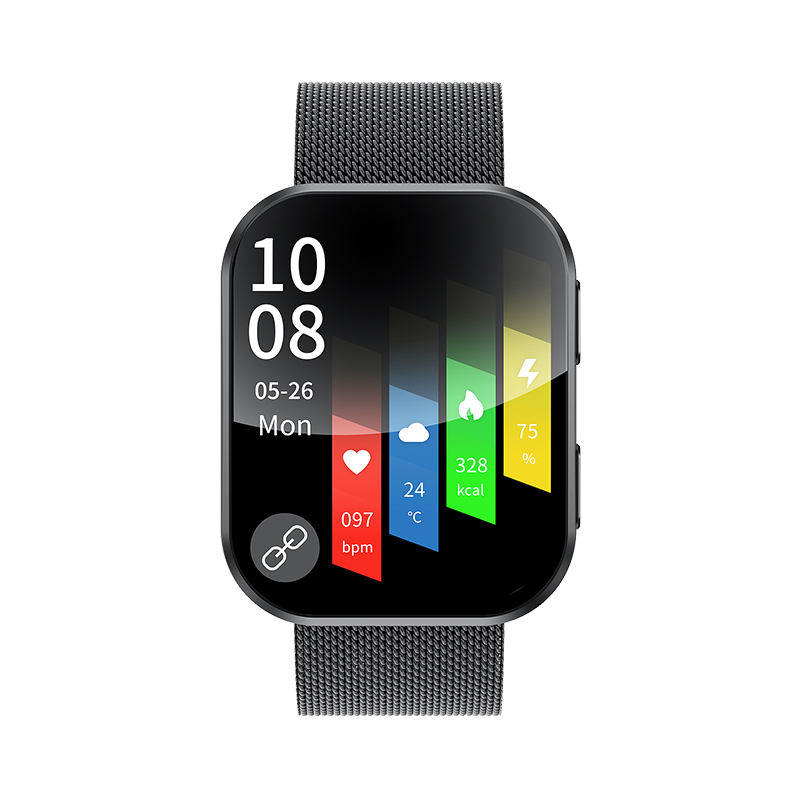 Philippe Palmer Smart Watch LP27 AMOLED Black Mesh