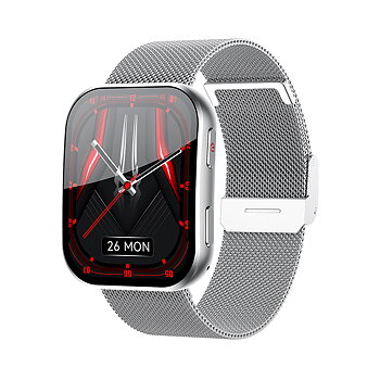 Philippe Palmer Smart Watch LP27 AMOLED Silver Mesh