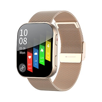 Philippe Palmer Smart Watch LP27 AMOLED Gold Mesh